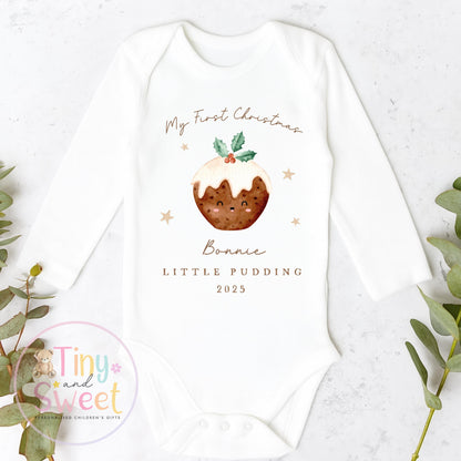 Personalised Babies First Christmas Sleepsuit, 1st Xmas, Christmas pjs, Pyjamas, 1st Xmas Babygrow, Christmas Outfit for baby, Santa