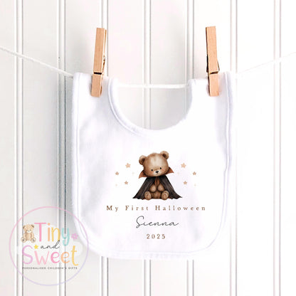 First Halloween Teddy Bear T Shirt, Baby 1st Halloween Gift Idea, 1st Halloween Babygrow, Halloween Outfit for baby, Halloween costume