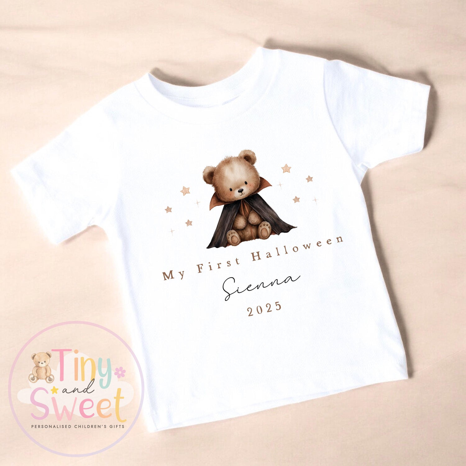 First Halloween Teddy Bear Sleepsuit, Baby 1st Halloween Gift Idea, 1st Halloween Babygrow, Halloween Outfit for baby, Halloween costume