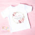 Flower Girl T Shirt, Baby Flower Girl Tee, Flower Girl Top, Will you be my flower girl, Flower Girl Gift, Floral T Shirt
