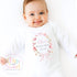 Flower Girl Sleepsuit, Baby Flower Girl Babygrow, Flower Girl Pyjamas, Will you be my flower girl, Flower Girl Gift, Floral Sleepsuit
