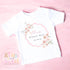Flower Girl T Shirt, Baby Flower Girl Tee, Flower Girl Top, Will you be my flower girl, Flower Girl Gift, Floral T Shirt