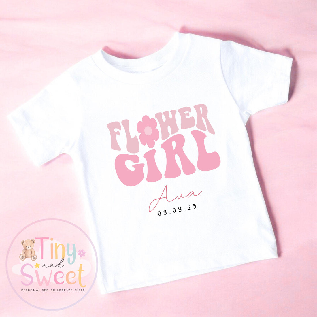 Flower Girl T Shirt, Baby Flower Girl Tee, Flower Girl Top, Will you be my flower girl, Flower Girl Gift, Floral T Shirt