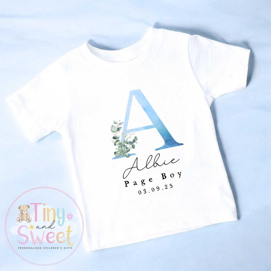 Page Boy T Shirt, Baby Page Boy Tee, Page Boy Top, Will you be my page boy, Page Boy Gift, Floral T Shirt