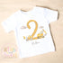 Personalised Construction Birthday T-Shirt, Custom Excavator Birthday Tee, 1st, 2nd, 3rd, 4th, Digger, Diggin It Boys Birthday T-Shirt