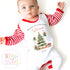 Fairy First Christmas Baby Grow , My First Christmas, Custom Name Sleepsuit, Baby’s First Christmas, Personalised Christmas Baby Outfit