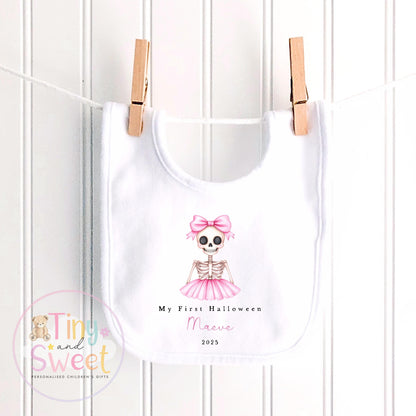 First Halloween Sleepsuit, Pink Baby 1st Halloween Gift Idea, 1st Halloween Babygrow, Halloween Outfit for baby, Halloween costume