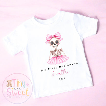 First Halloween Sleepsuit, Pink Baby 1st Halloween Gift Idea, 1st Halloween Babygrow, Halloween Outfit for baby, Halloween costume