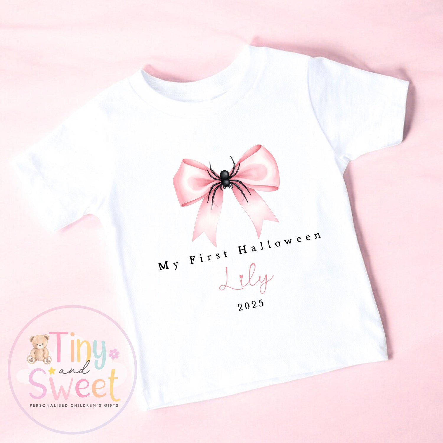 First Halloween Sleepsuit, Pink Baby 1st Halloween Gift Idea, 1st Halloween Babygrow, Halloween Outfit for baby, Halloween costume