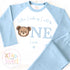 Personalised Toddler Baby Pyjamas, 1st Birthday Bear Pyjamas, When i wake up i&