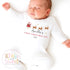 Personalised Babies First Christmas Eve Sleepsuit, Babies 1st Xmas Eve Gift Idea, Pyjamas, 1st Xmas Babygrow, Christmas Outfit for baby