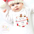 First Christmas Baby Grow , My First Christmas, Custom Name Sleepsuit, Baby’s First Christmas, Personalised Christmas Baby Outfit