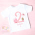 Personalised Pink Princess Birthday T-Shirt, Sweatshirt, Custom Princess Castle Birthday Tee, 1st Birthday Tshirt, 2nd, 3rd, Fairytale