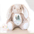 Personalised First Christmas Bunny Teddy Bear: Plush Christmas Keepsake