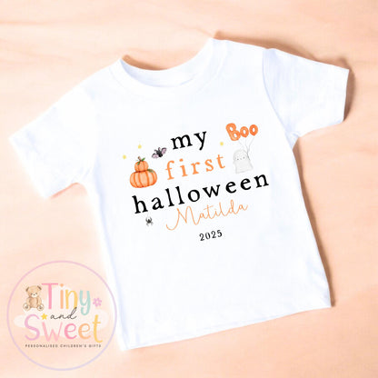 Personalised My First Halloween Baby Sleepsuit Keepsake, Halloween outfit for baby, Babies 1st Halloween, Spooky Season, First Spook