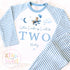Personalised Blue Air Plane Birthday Pyjamas – Boys ‘When I Wake Up I’ll Be…’ PJs – Toddler Birthday Pjs, Blue Aeroplane Pyjamas