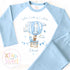 Personalised Blue Hot Air Balloon Birthday Pyjamas – Boys ‘When I Wake Up I’ll Be…’ PJs – Toddler Birthday Pjs, Cute Teddy Bear Pyjamas