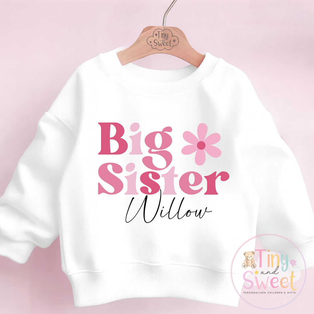 Promoted to Big Sister Sweatshirt - Pregnancy Announcement T Shirt, New Sibling Gift