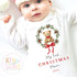 Personalised First Christmas Teddy Baby Grow , My First Christmas, Custom Name Sleepsuit, Baby’s First Christmas, Christmas Baby Outfit