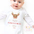 Personalised Babies First Christmas Sleepsuit, Babies 1st Xmas Gift Idea, Pyjamas, 1st Xmas Babygrow, Christmas Outfit for baby