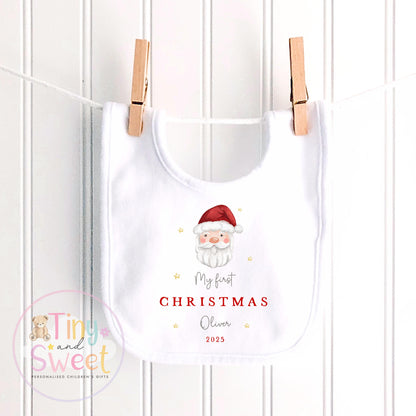 Personalised Babies First Christmas Sleepsuit, Babies 1st Xmas Gift Idea, Pyjamas, 1st Xmas Babygrow, Christmas Outfit for baby