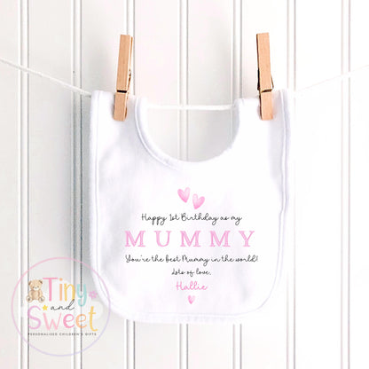 Happy Birthday Mummy, 1st Birthday as My Mummy, New Mum Gift, Mum Birthday, Mummy Birthday, Sleepsuit Babygrow Bodysuit Mum Birthday