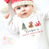 My First Christmas Sleepsuit, Personalised My First Christmas Babygrow, Baby’s 1st Christmas Outfit, Newborn Christmas Outfit, First Xmas