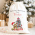 Classic Red Teddy Bear Personalised Christmas Sack