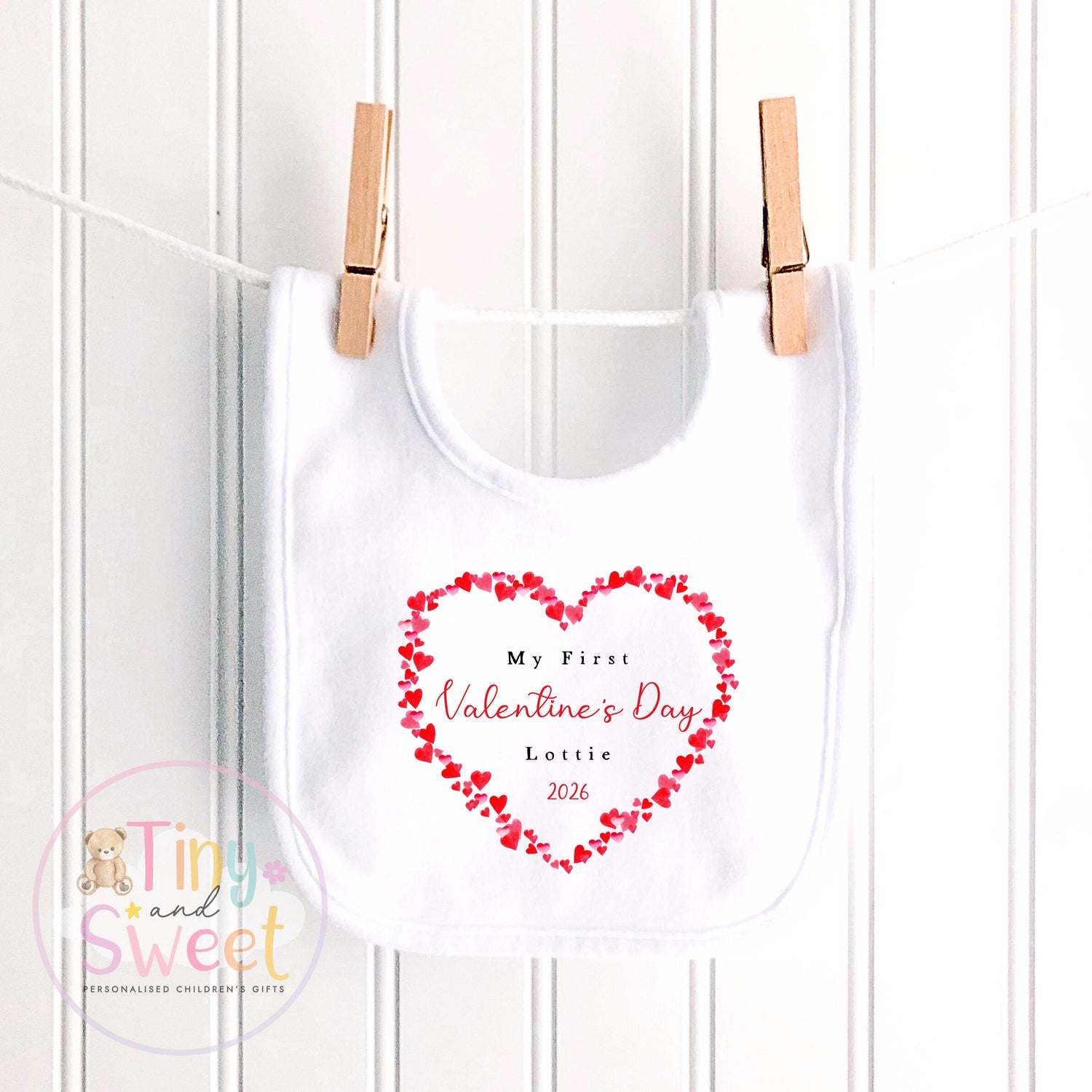 My First Valentines Day babygrow, 1st valentines day sleepsuit, 1st Valentines as My Daddy, New Dad Gift, Daddy Valentines