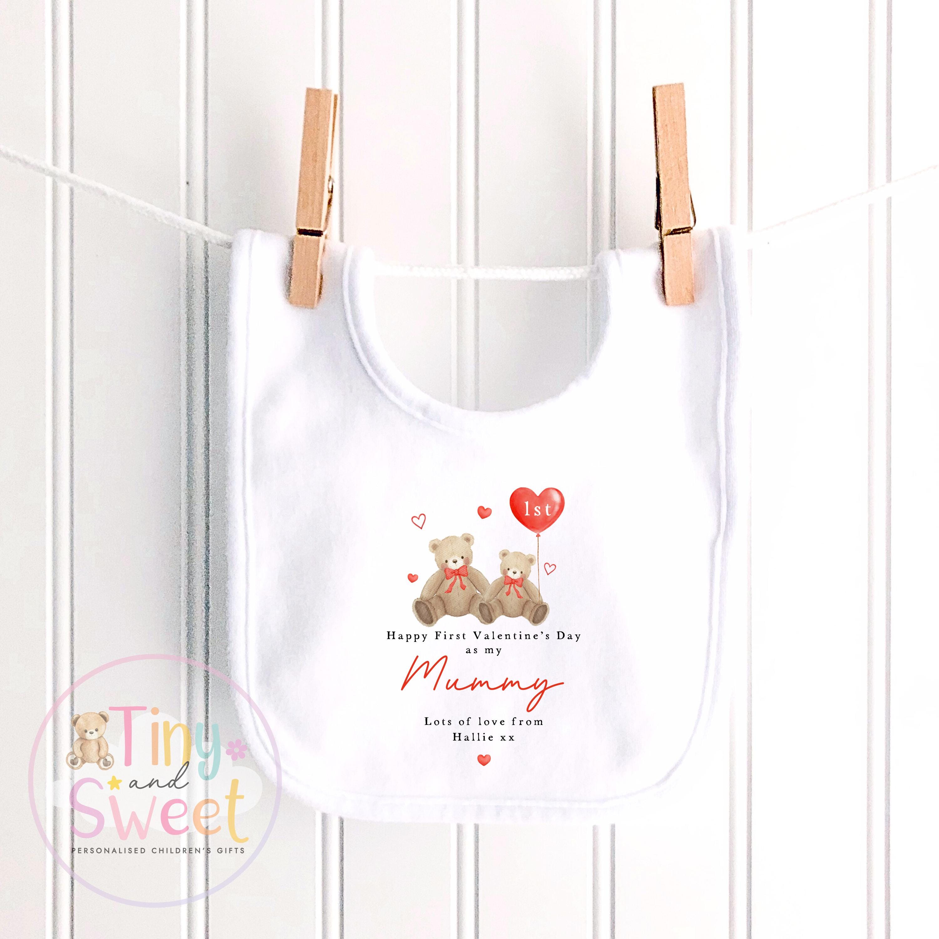 Valentines Day babygrow, 1st valentines day sleepsuit, 1st Valentines as My Daddy, New Dad Gift, Daddy Valentines