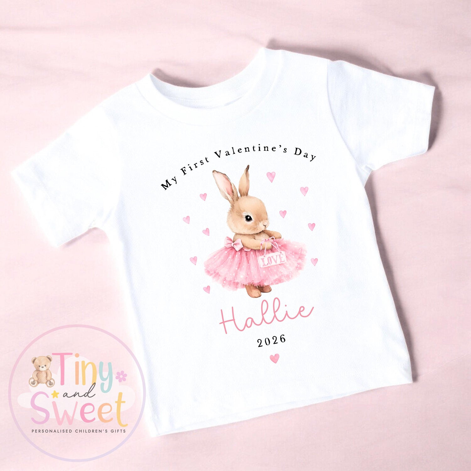 My First Valentines Day babygrow, 1st valentines day sleepsuit, 1st Valentines, New Baby Gift, Daddy Mummy Valentines