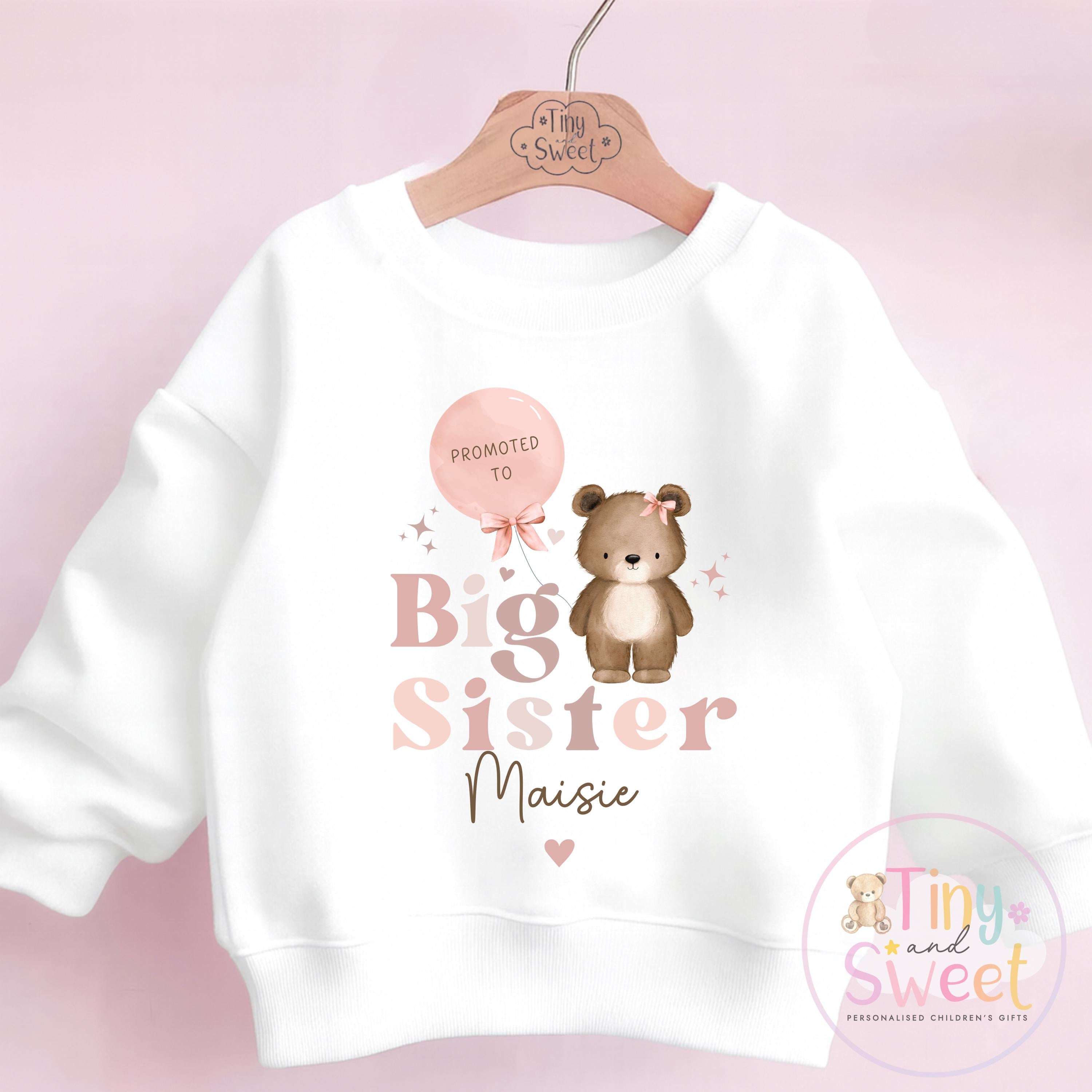 Big Sister Sweatshirt, Big Sister, Pastel Big Sister T Shirt, Big Sister Top, Big Sister Gift, Pregnancy Announcement, Little Sister T Shirt