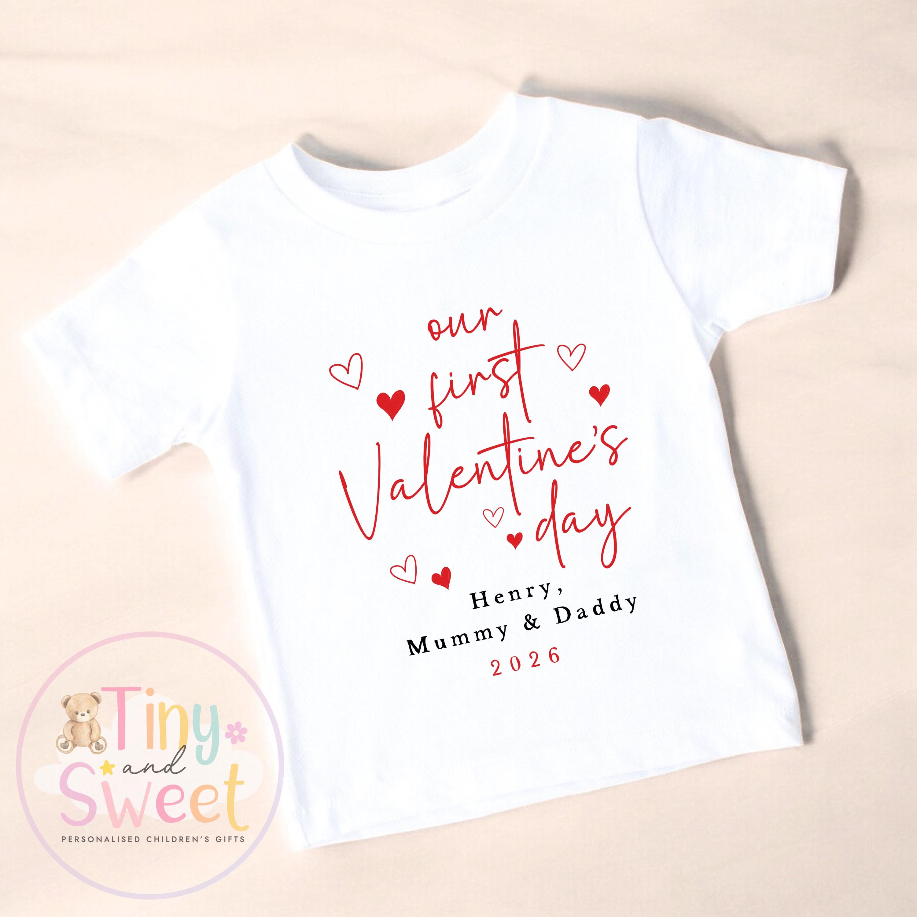 My First Valentines Day babygrow, 1st valentines day sleepsuit, 1st Valentines as My Daddy, New Dad Gift, Daddy Valentines