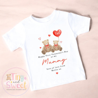 Valentines Day babygrow, 1st valentines day sleepsuit, 1st Valentines as My Daddy, New Dad Gift, Daddy Valentines