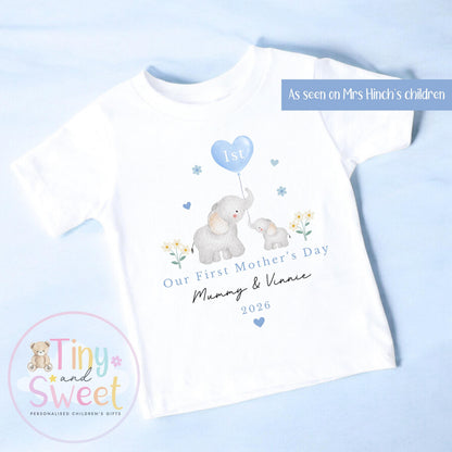 Mothers Day T Shirt, 1st Mothers Day as My Mummy, New Mum Gift, Mothers Day, Mum, Sleepsuit Babygrow Bodysuit Mommy Babybgrow