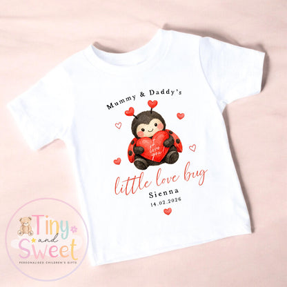 My First Valentines Day babygrow, 1st valentines day sleepsuit, 1st Valentines as My Daddy, New Dad Gift, Daddy Valentines