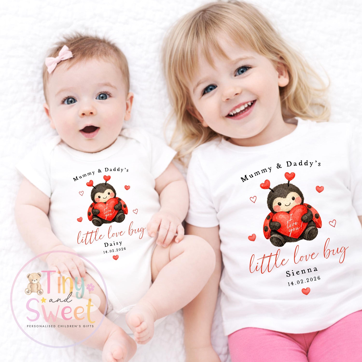 My First Valentines Day babygrow, 1st valentines day sleepsuit, 1st Valentines as My Daddy, New Dad Gift, Daddy Valentines