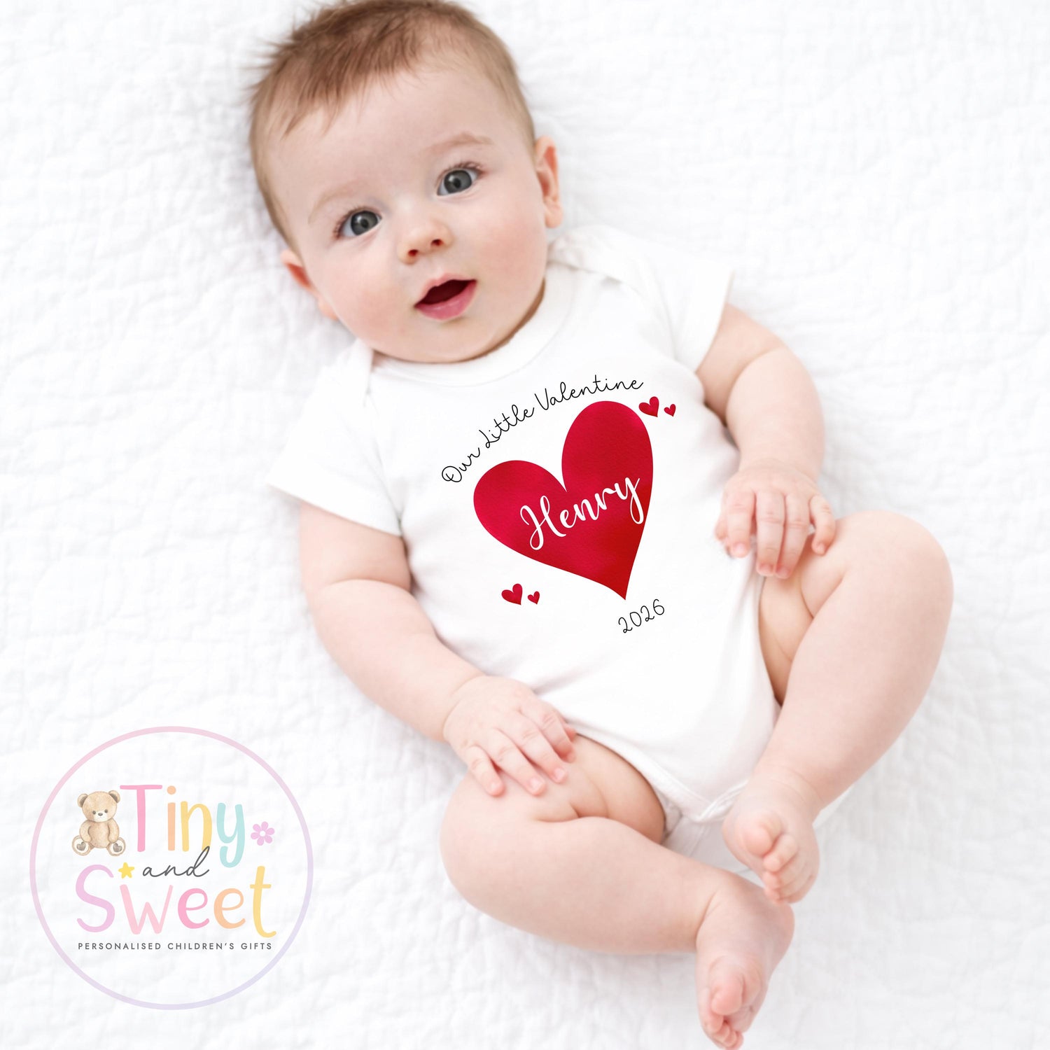 My First Valentines Day babygrow, 1st valentines day sleepsuit, 1st Valentines as My Daddy, New Dad Gift, Daddy Valentines