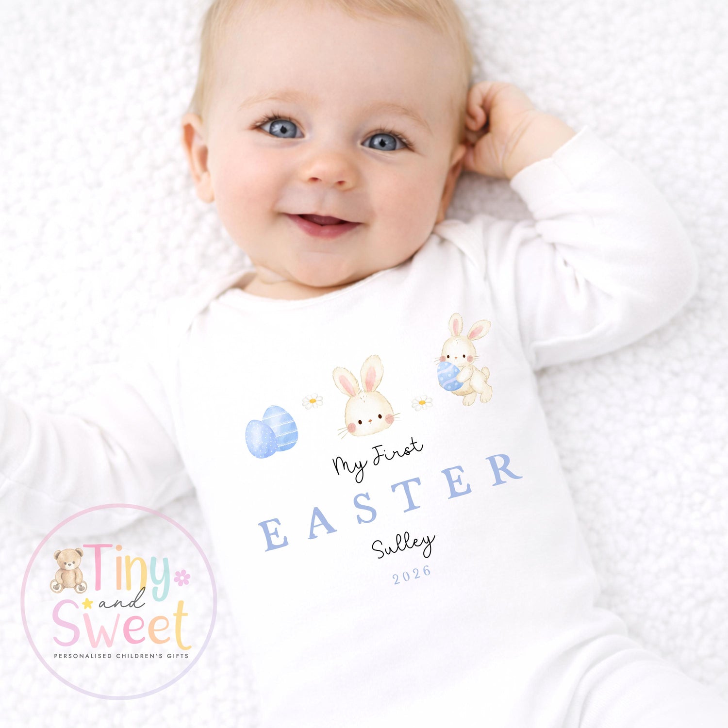 My First Easter Baby T-Shirt, Bunny Outfit - Sleepsuit, Vest or Bib