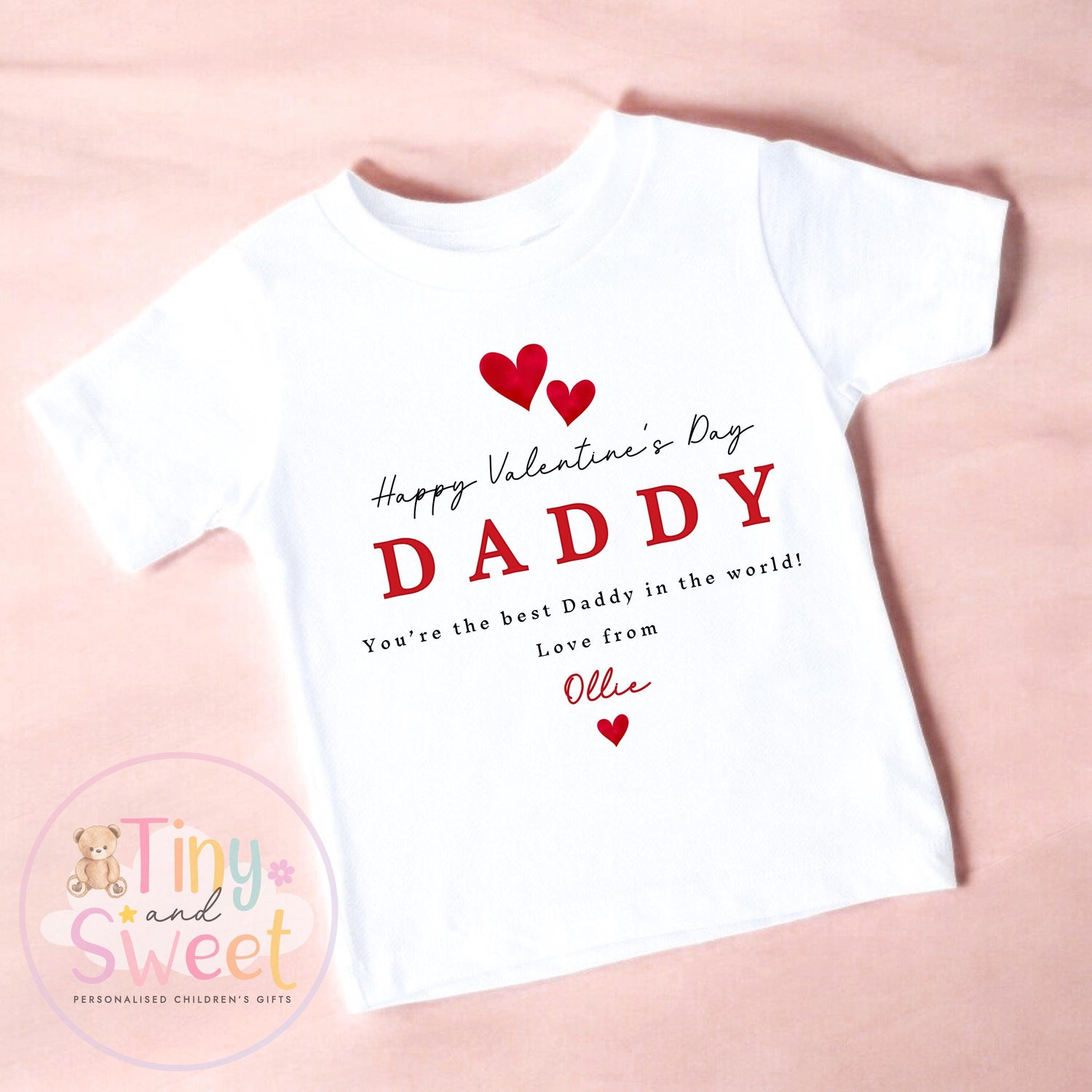 Valentines Day babygrow, 1st valentines day sleepsuit, 1st Valentines, New Baby Gift, Daddy Mummy Valentines