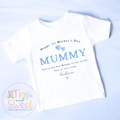 Mothers Day T Shirt, Mothers Day Babygrow, 1st Mothers Day as My Mummy, New Mum Gift, Mothers Day, Mum, Sleepsuit Babygrow Bodysuit