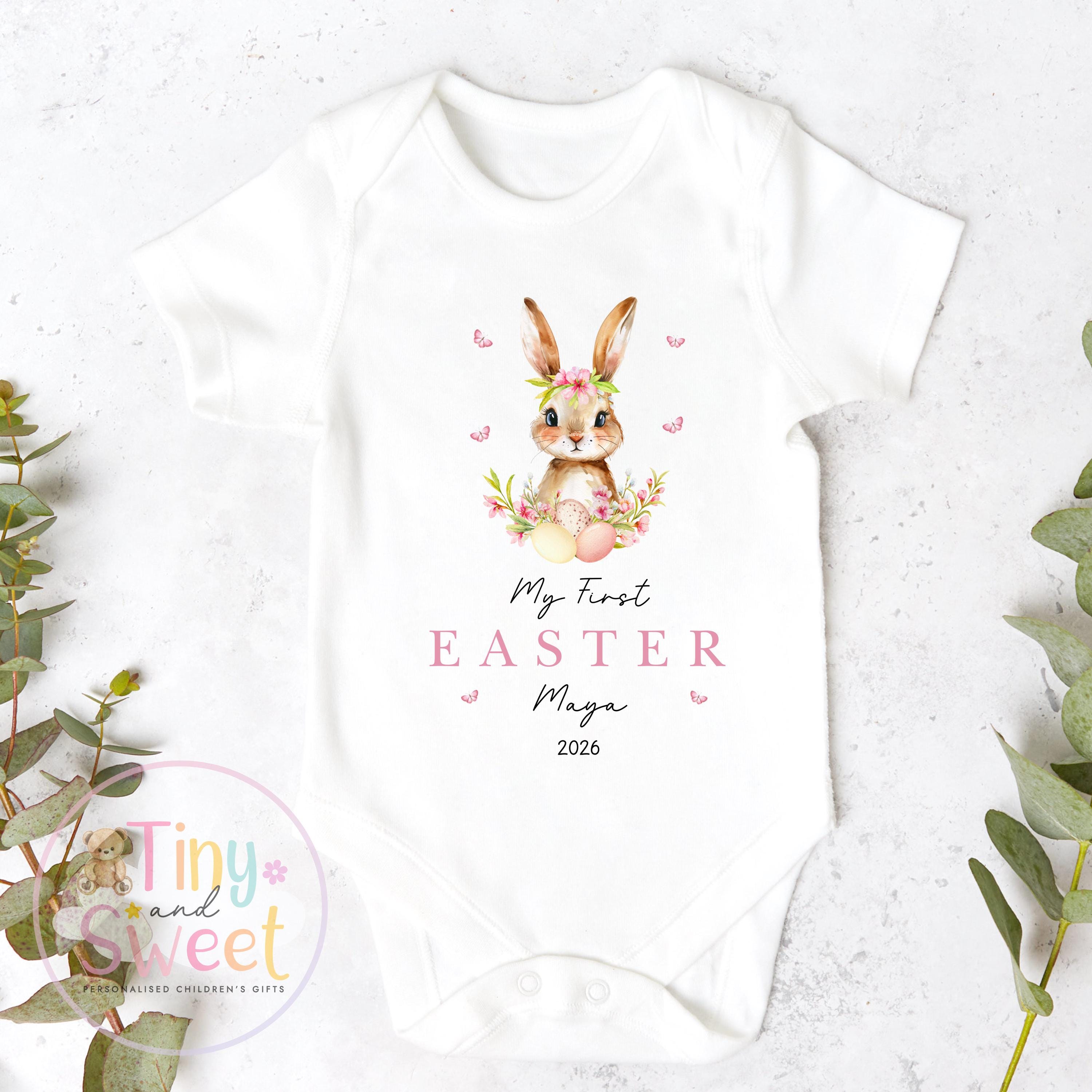 Easter Babygrow, Easter Sleepsuit, My 1st Easter, My First Easter, Babies first Easter sleepsuit, Easter baby outfit, New baby gift
