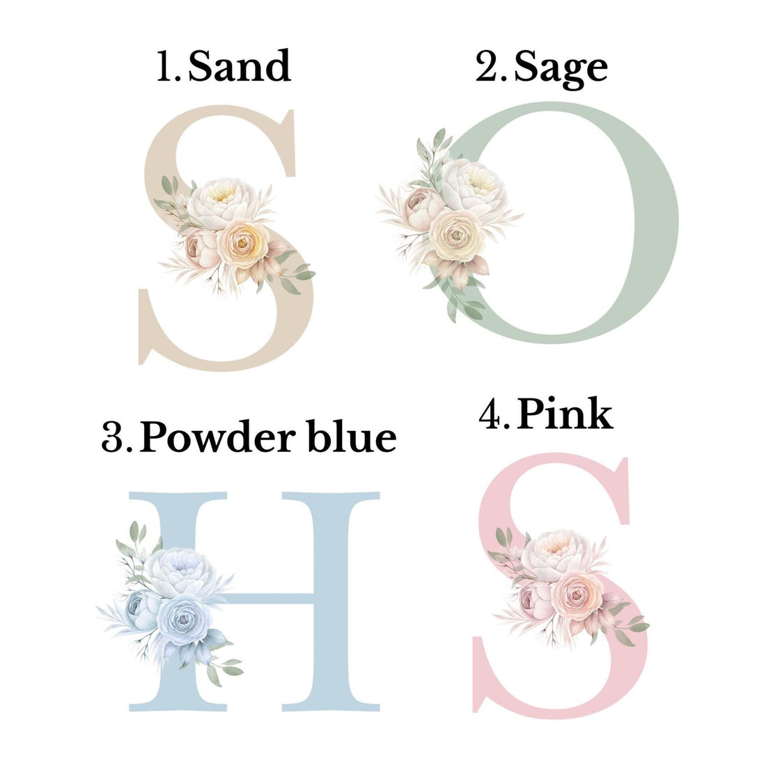 Personalised Letter Flower Girl Bunny