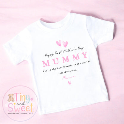 Mothers Day T Shirt, Mothers Day Babygrow, 1st Mothers Day as My Mummy, New Mum Gift, Mothers Day, Mum, Sleepsuit Babygrow Bodysuit