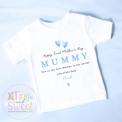 Mothers Day T Shirt, Mothers Day Babygrow, 1st Mothers Day as My Mummy, New Mum Gift, Mothers Day, Mum, Sleepsuit Babygrow Bodysuit