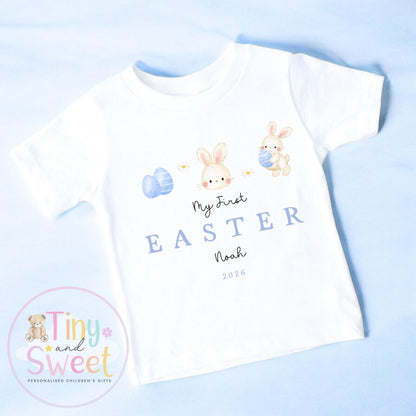 My First Easter Baby T-Shirt, Bunny Outfit - Sleepsuit, Vest or Bib