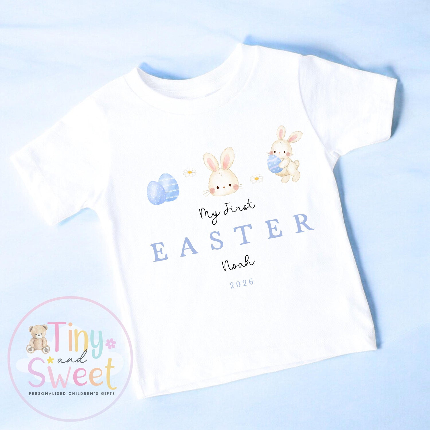 My First Easter Babygrow, Bunny Sleepsuit, New Baby Gift, 1st Easter Outfit