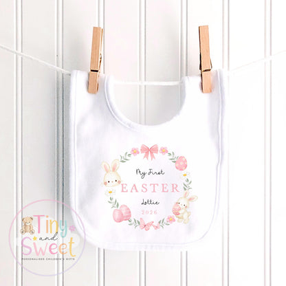 My First Easter T Shirt, Bunny Sleepsuit, New Baby Gift, 1st Easter Outfit
