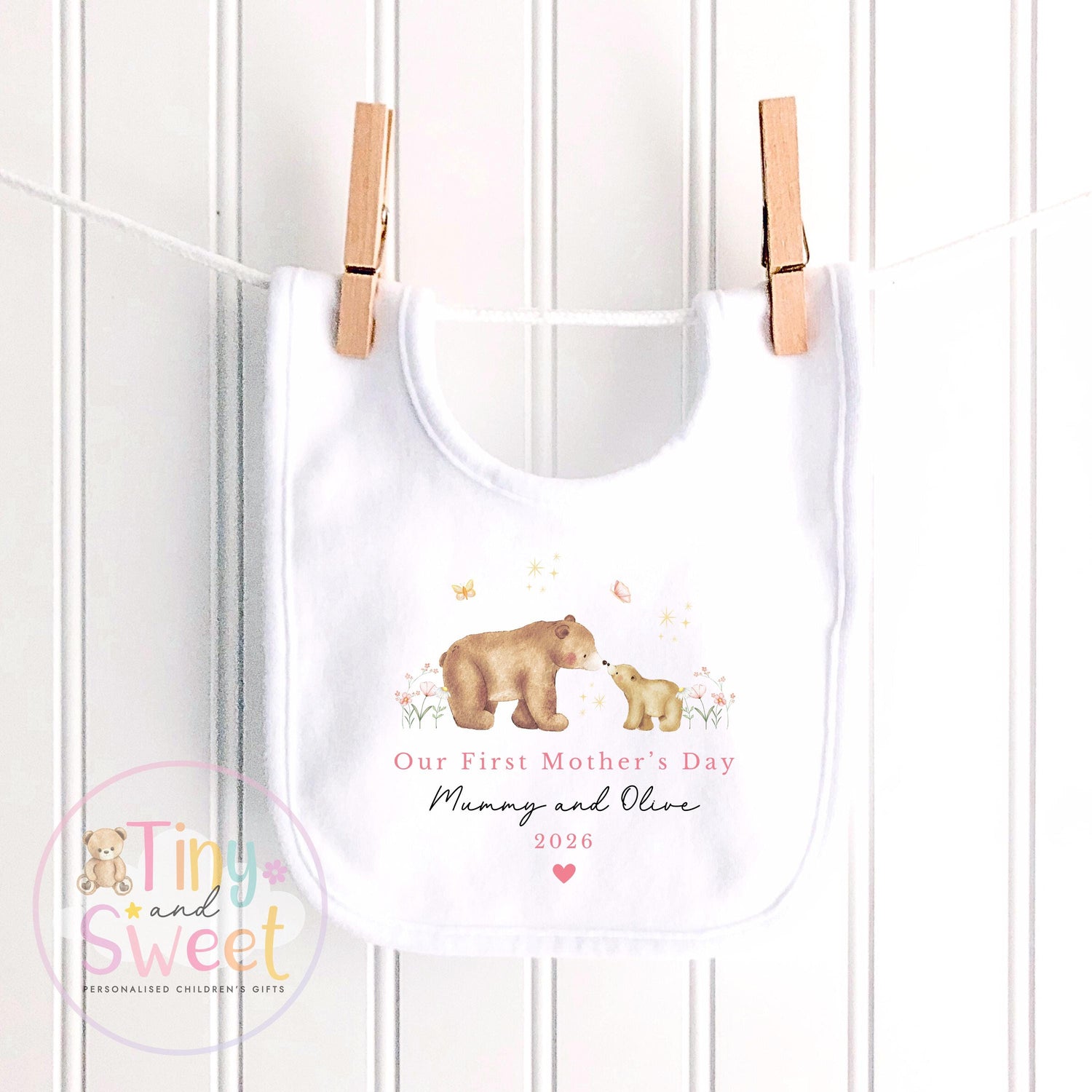 Mothers Day Sleepsuit, 1st Mothers Day as My Mummy Giraffes, New Mum Gift, Mothers Day, Sleepsuit Babygrow Bodysuit Mommy Babybgrow