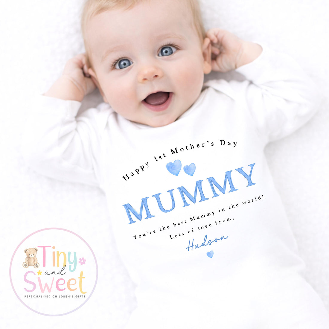 Mothers Day Sleepsuit, Mothers Day Babygrow, 1st Mothers Day as My Mummy, New Mum Gift, Mothers Day, Mum, Sleepsuit Babygrow Bodysuit